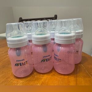 Philips avent anti colic pink bottles brand new 
6 for sale
size 2 nipples
9 oz
